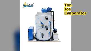 Planta evaporadora de hielo en escamas de tonelada