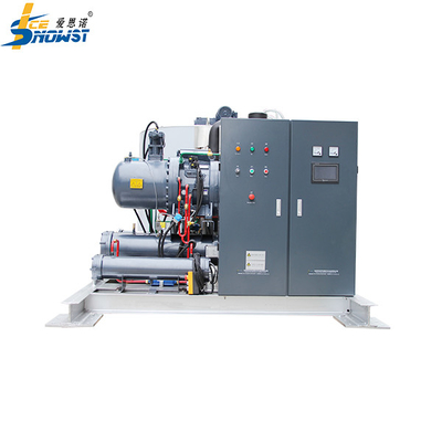 comprar R404A R507 Máquina de hielo de agua dulce de 15 toneladas, totalmente automatizada online manufacture