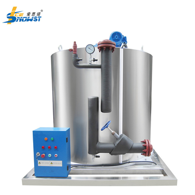 comprar 10 toneladas de acero inoxidable SS304 máquina de evaporación de hielo con sistema de amoníaco online manufacture