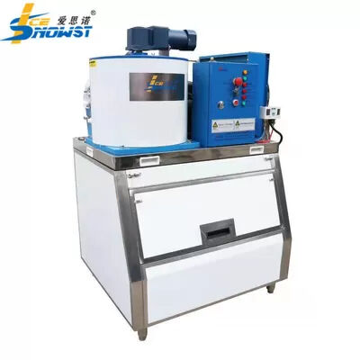 comprar Máquina de hielo de agua dulce independiente con velocidad de formación de hielo de 12-17 minutos y condensación de enfriamiento por aire online manufacture