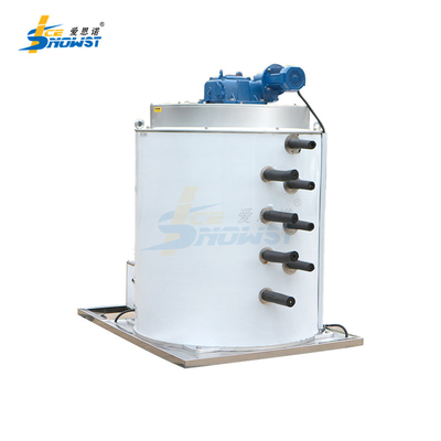SUS304 Evaporador de máquinas para hacer hielo con escamas de pesca Evaporador de tambor para máquinas para hacer hielo 10 toneladas