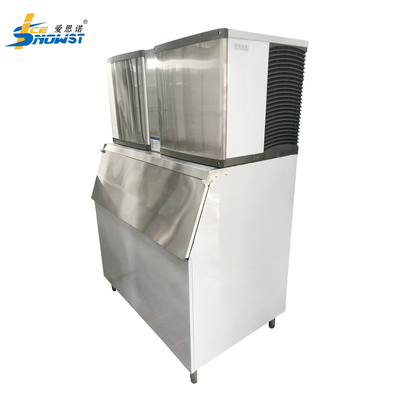 Máquina para hacer hielo grande Máquina de hielo de cubo completo 1000kg SUS304