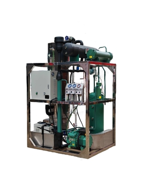 Máquina para hacer hielo por tubo refrigerado por aire Copeland Compresor Sistema de enfriamiento eficiente